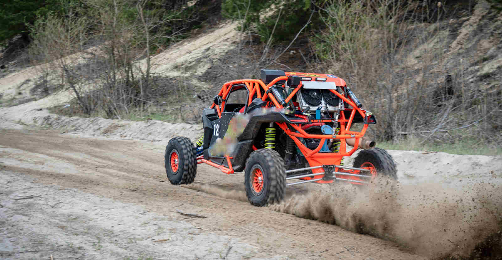 Mountaincart auf einer Strecke