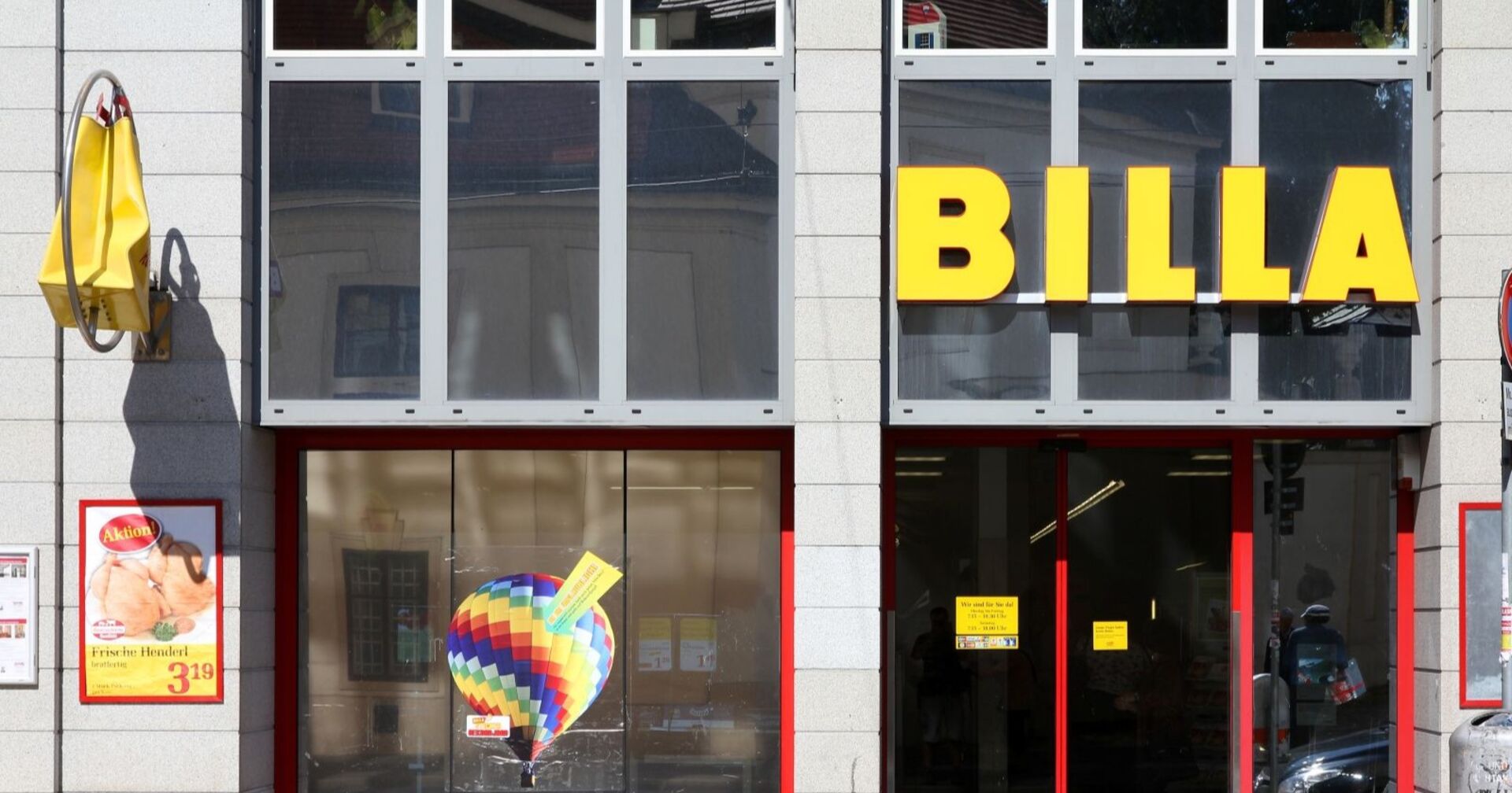 Außenansicht einer Wiener Billa-Filiale