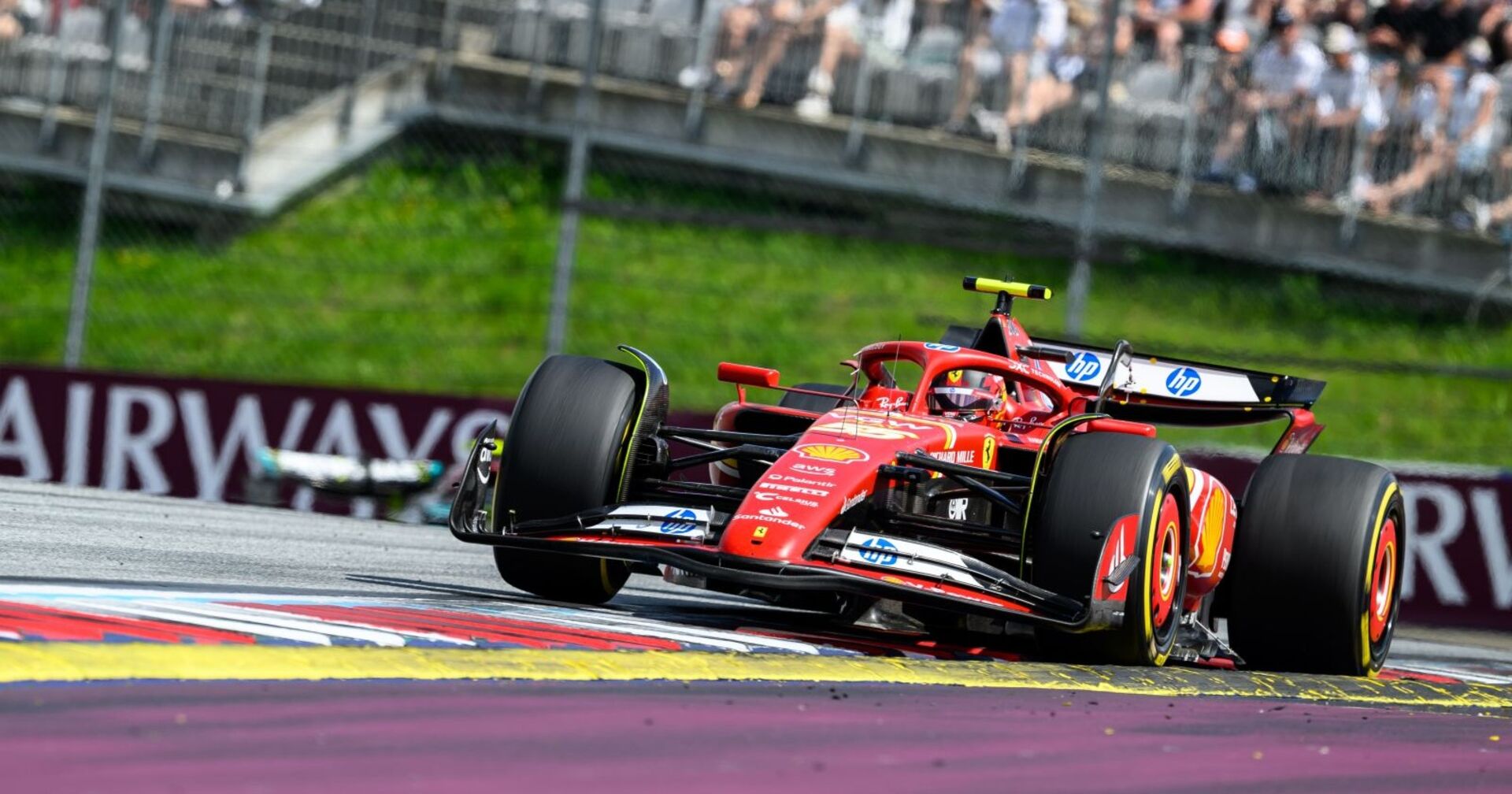 Carlos Sainz (ESP/Ferrari) am Sonntag, 30. Juni 2024, während des Rennens der Formel 1