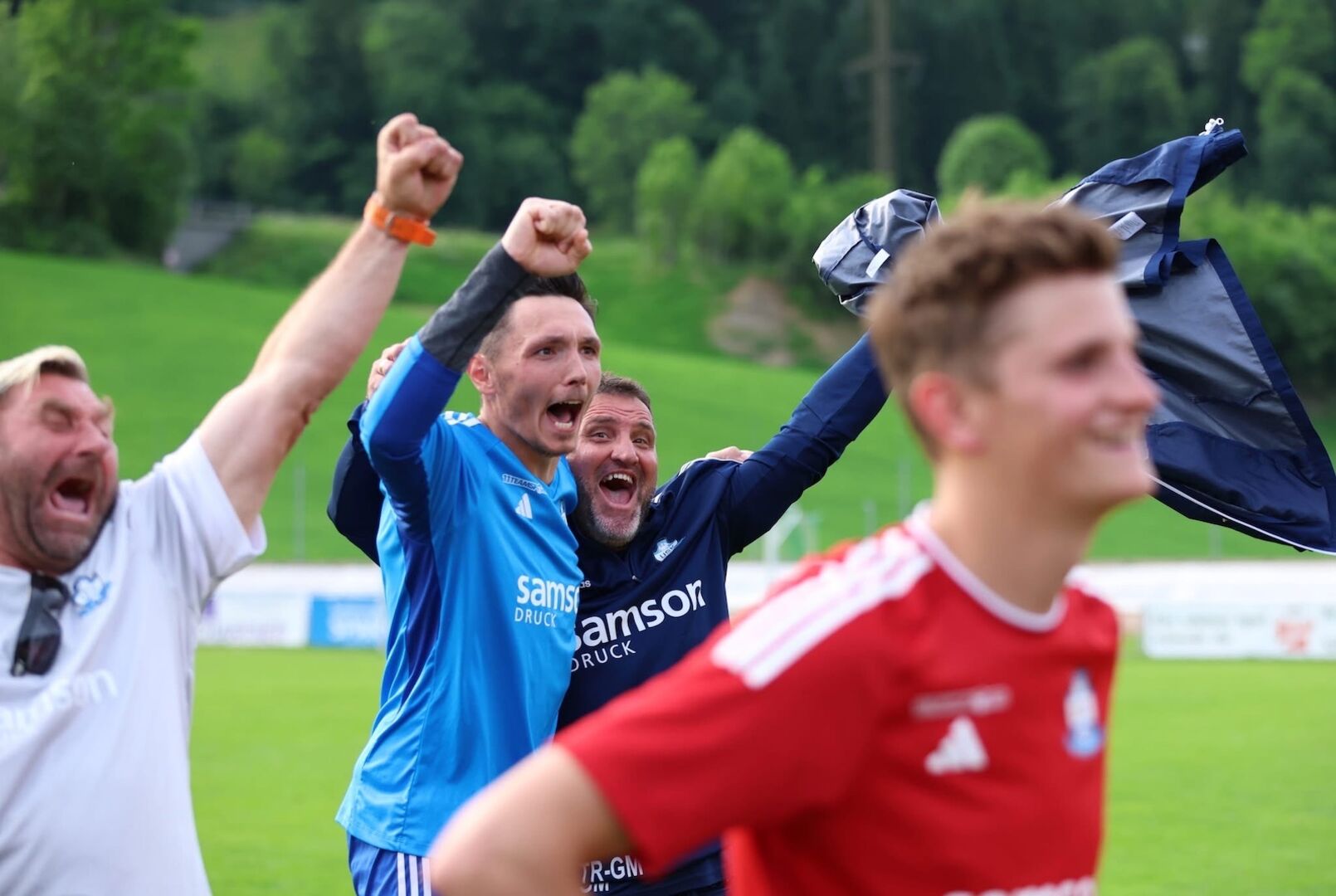 Der Jubel beim USK St. Michael nach dem Meistertitel in der 2. Landesliga Süd war riesig.
