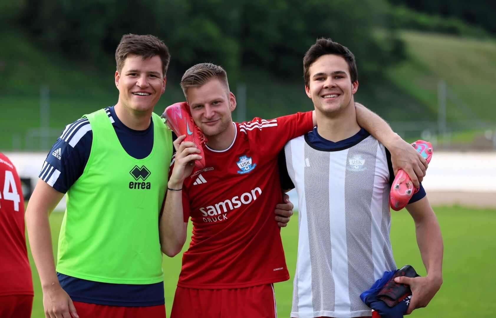 Der Jubel beim USK St. Michael nach dem Meistertitel in der 2. Landesliga Süd war riesig.
