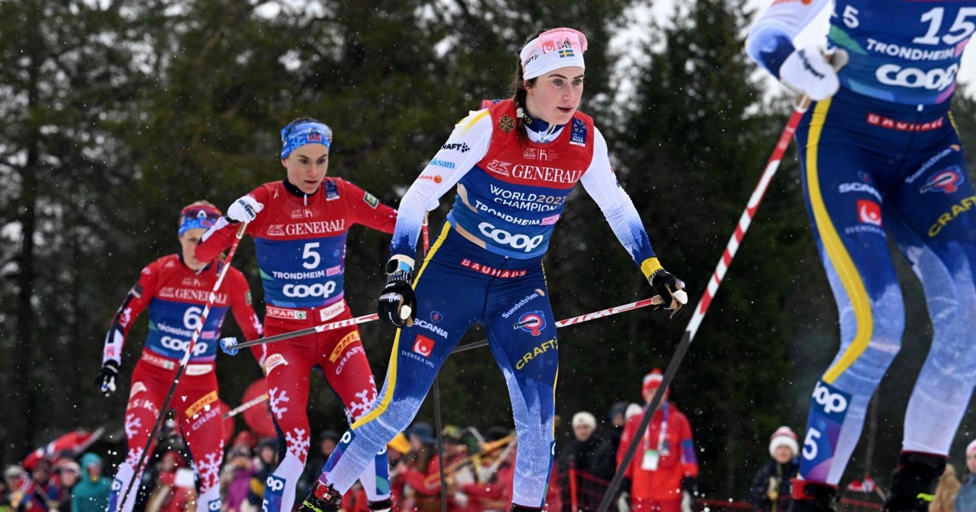 Heidi Weng beim Sport