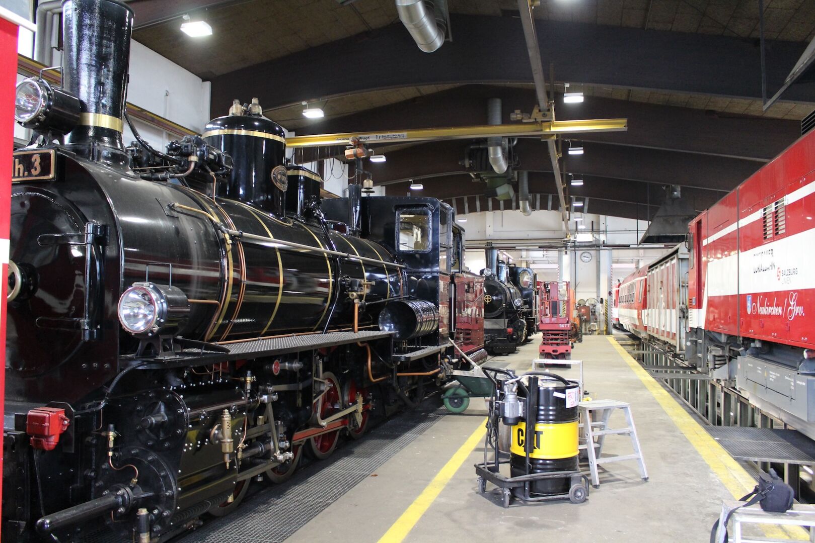 Werkstatt der Pinzgauer Lokalbahn.