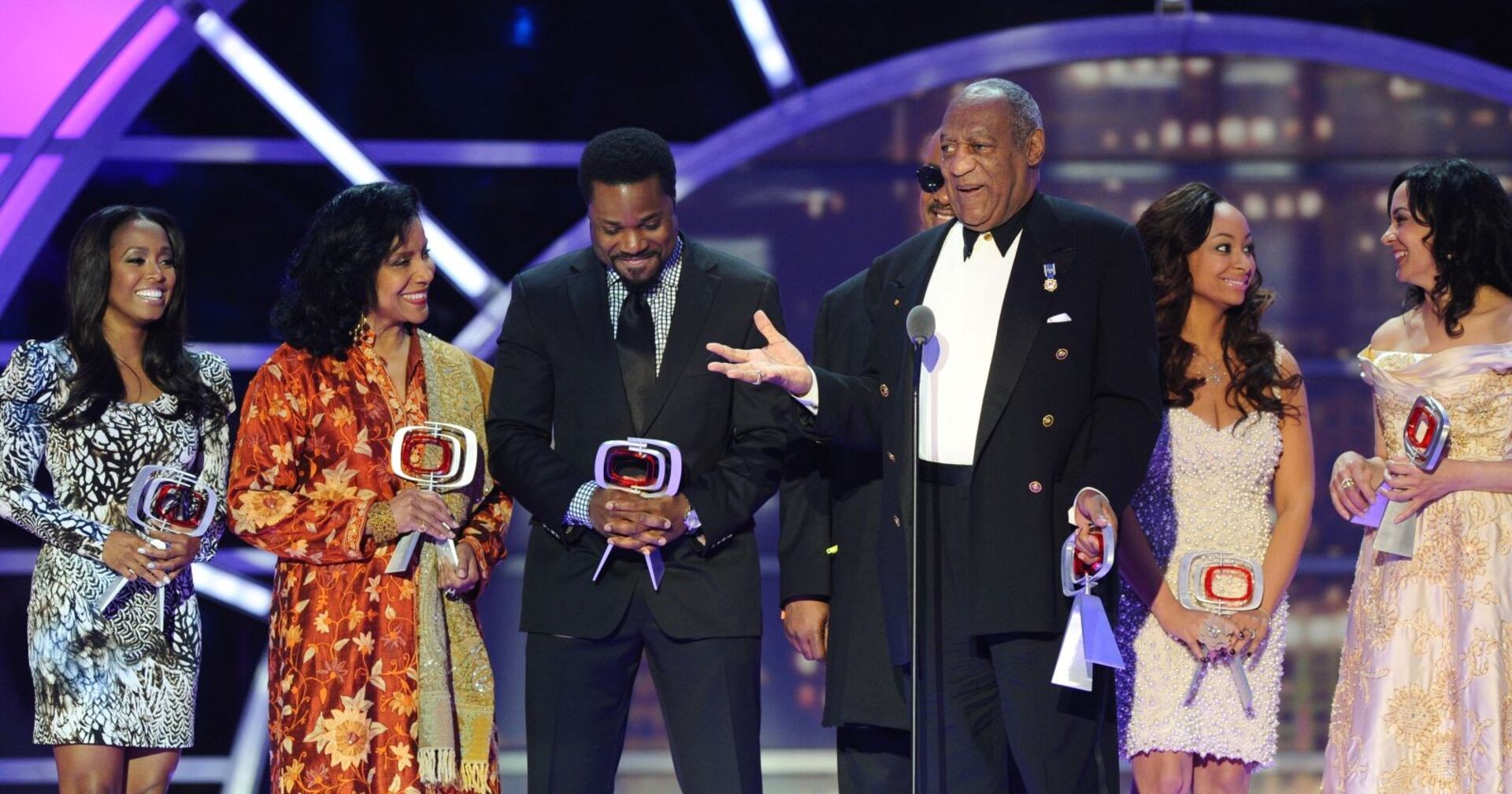 Der Cast von &quot;The Cosby Show&quot; auf der Bühne