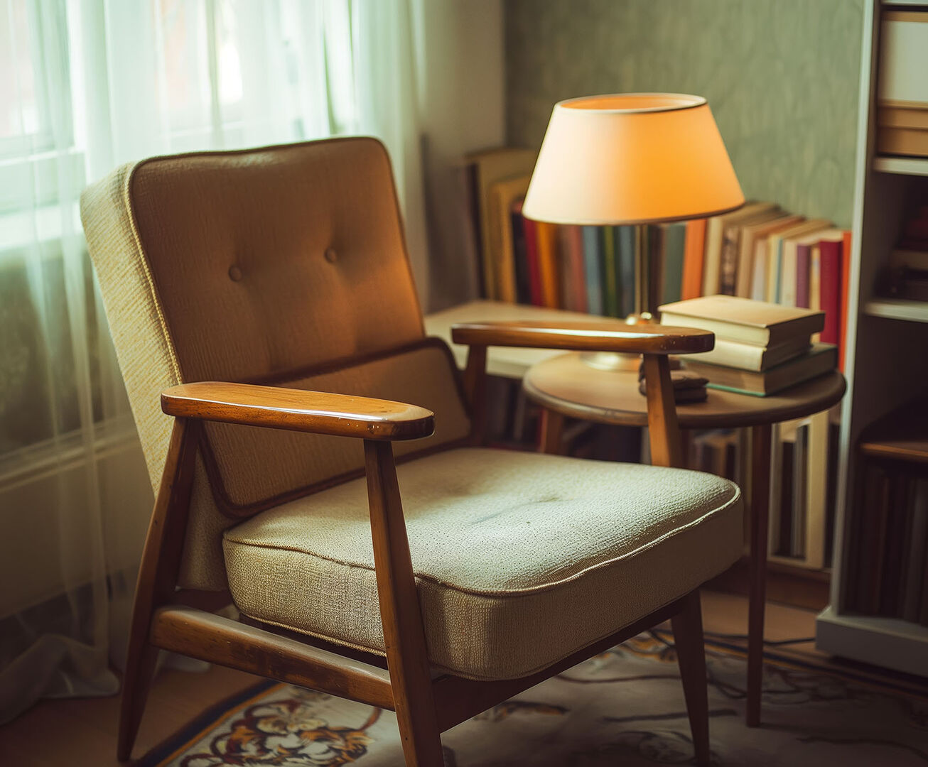 Shabby Chic Wohnzimmer | Credit: iStock.com/Wirestock