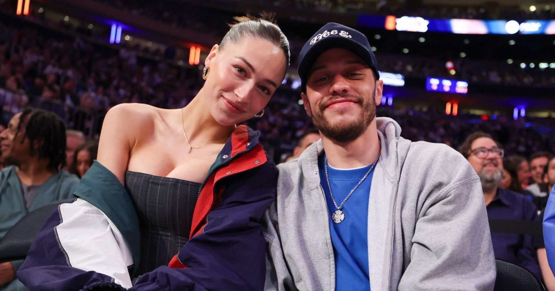 Else Hewitt und Pete Davidson auf einem Basketballmatch der New York Knicks am 16. Mai