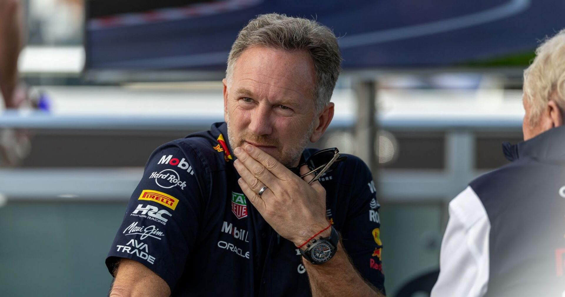 Christian Horner nachdenklich
