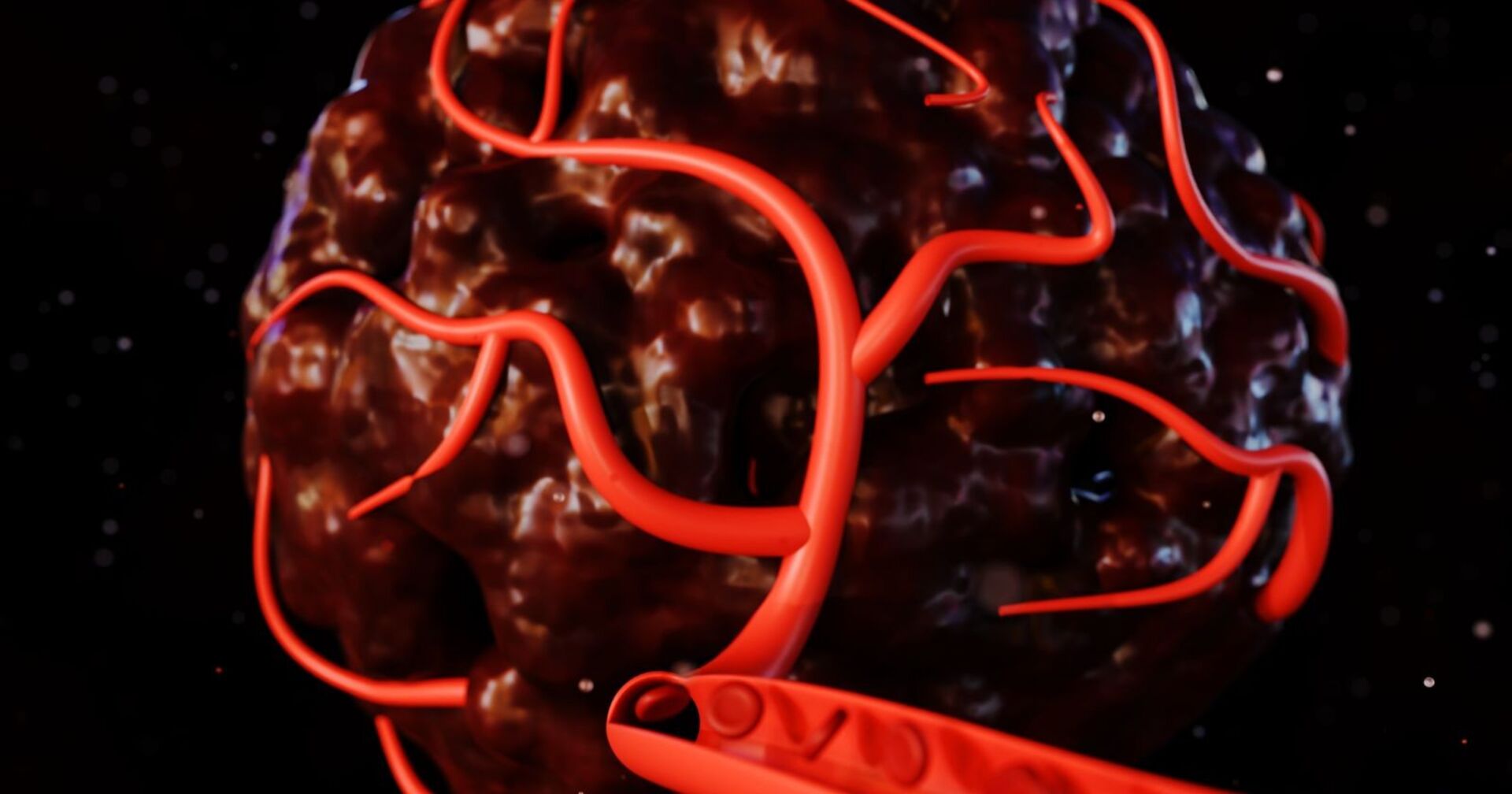 3D Modell einer Krebszelle