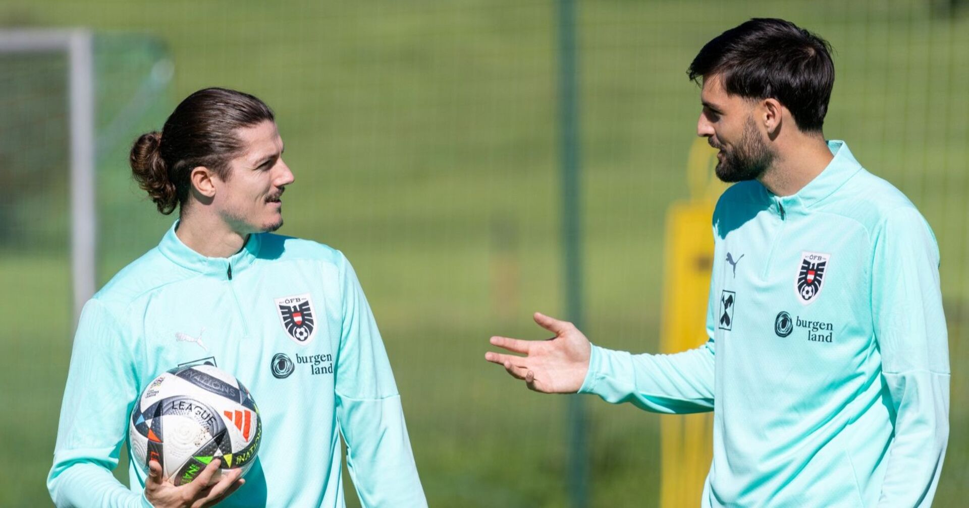 Marcel Sabitzer und Florian Grillitsch am Trainingslager in Windischgarsten