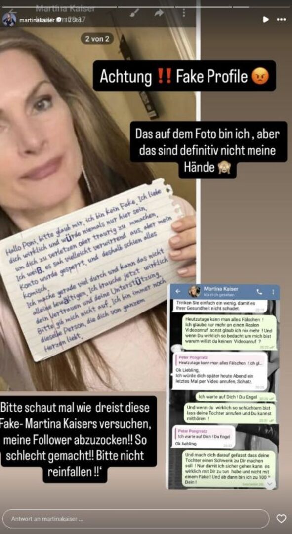 Martina Kaiser Screenshot instagram