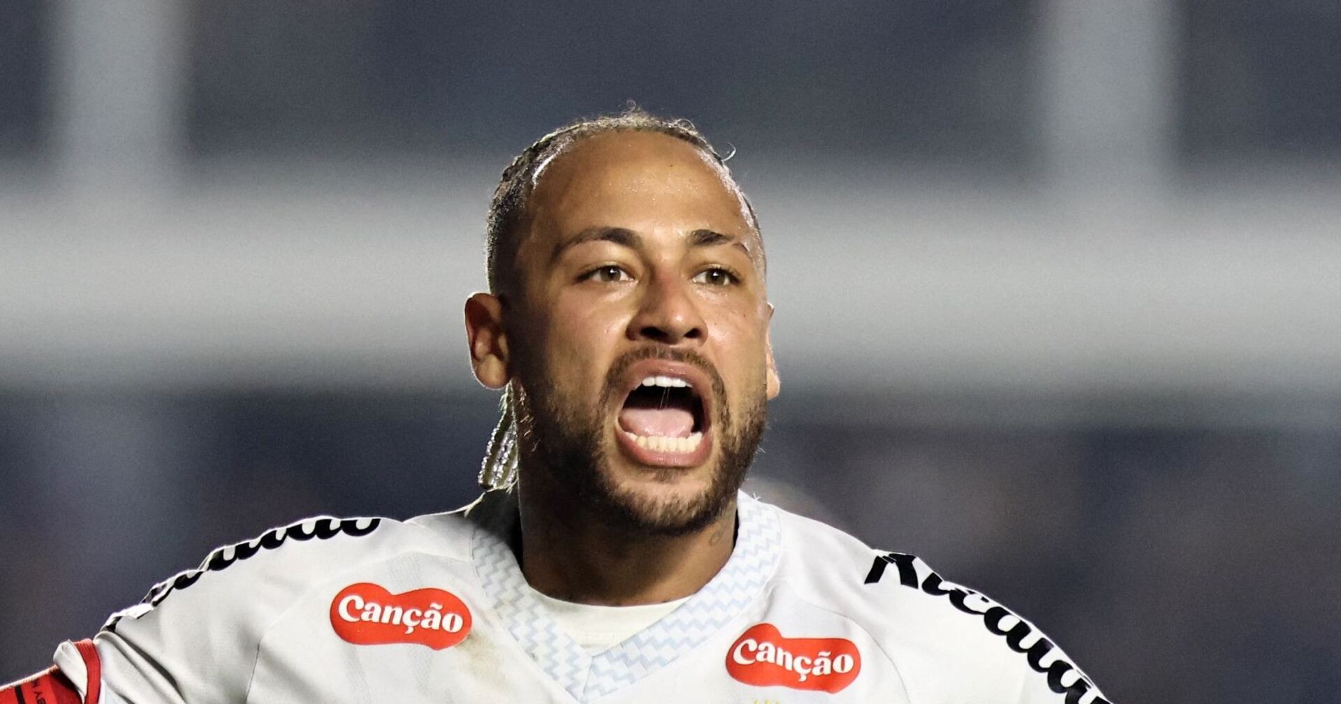 Neymar während eines Ligaspiels des FC Santos