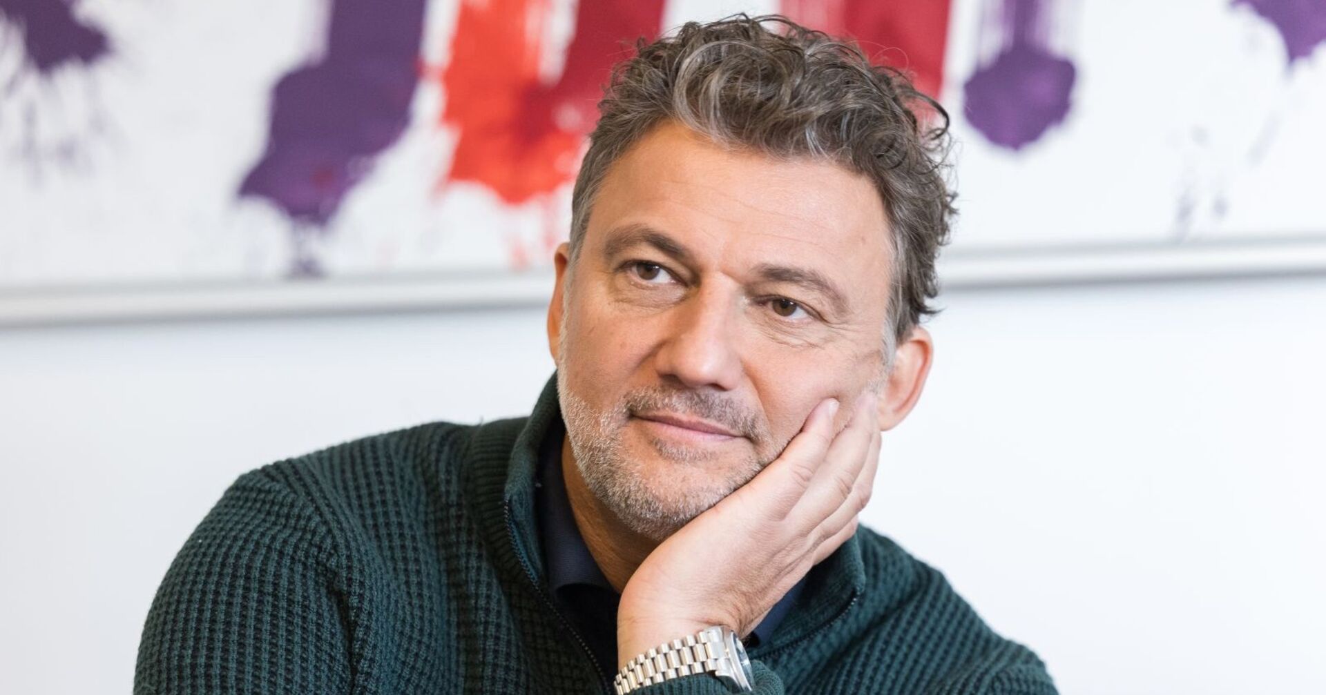 Startenor Jonas Kaufmann nachdenklich