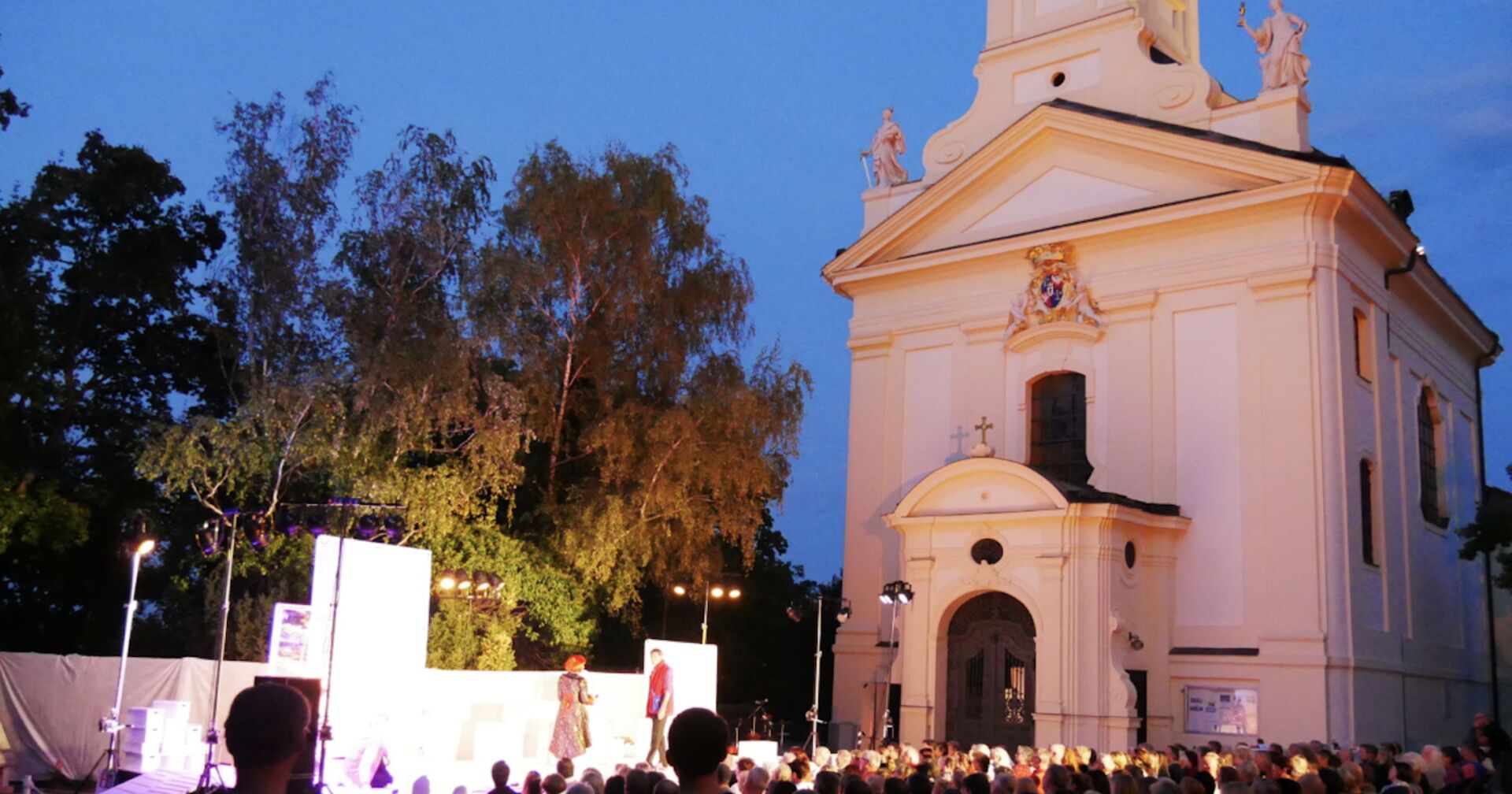 Ansicht des Spielortes