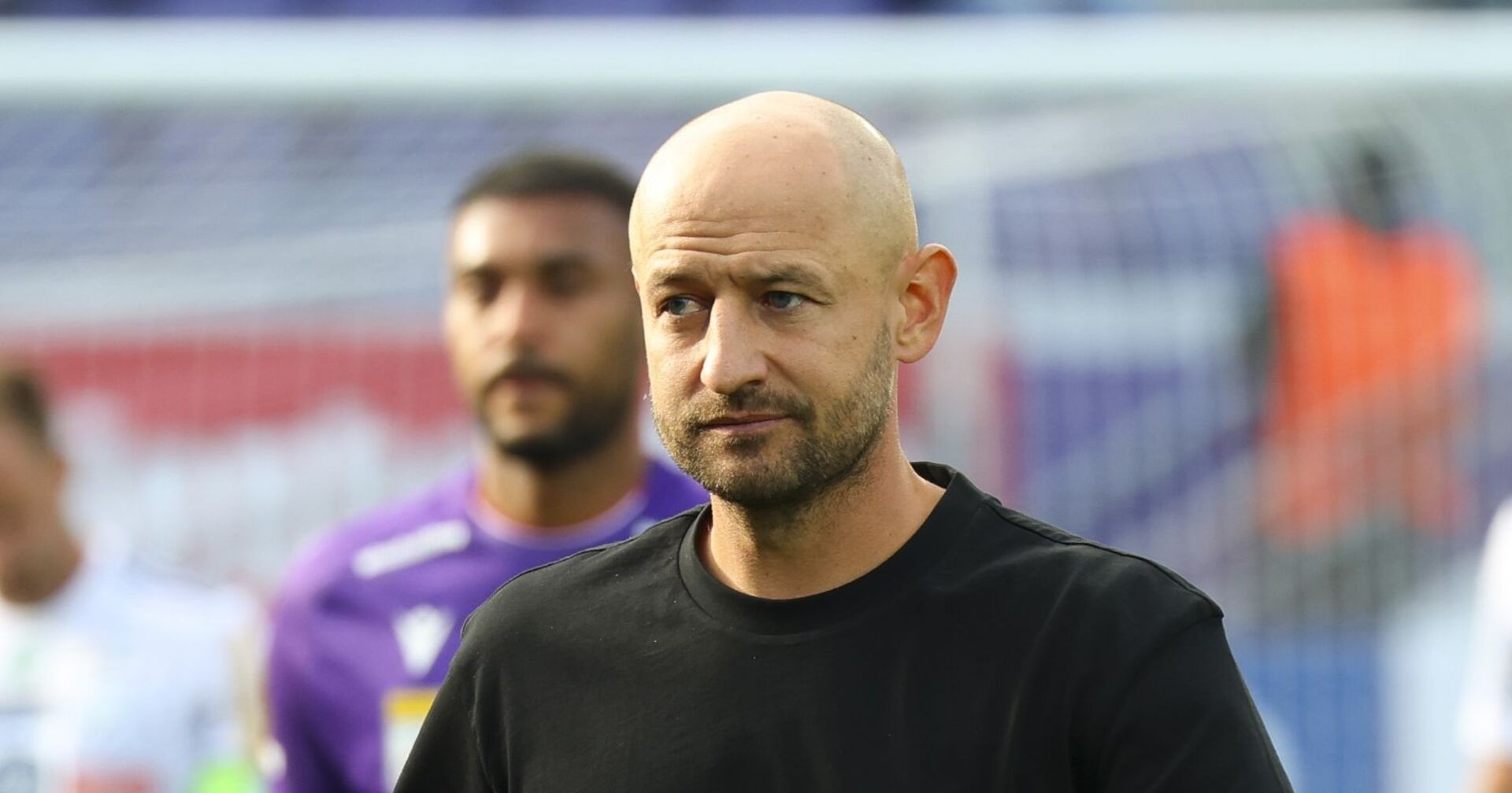 Trainer Stephan Helm (Austria) am Sonntag, 24. August 2025, anl. einer Fußball-Bundesliga-Begegnung zwischen FK Austria Wien und TSV Egger Glas Hartberg in der Generali Arena in Wien
