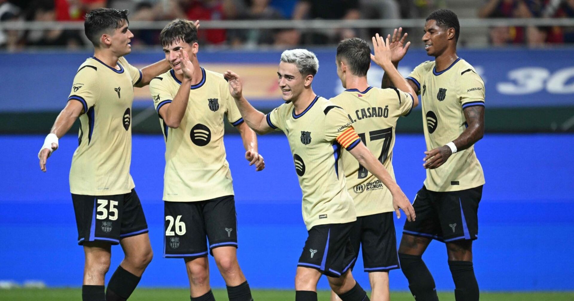 Spieler des FC Barcelona am 31. Juli gegen den südkoreanischen Seoul FC