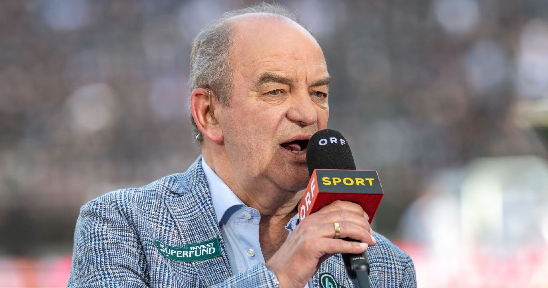 V Experte Herbert Prohaska (ORF) am Donnerstag, 01. Mai 2025, vor dem Uniqa ÖFB Cup Finale zwischen RZ Pellets WAC und TSV Egger Glas Hartberg in Klagenfurt