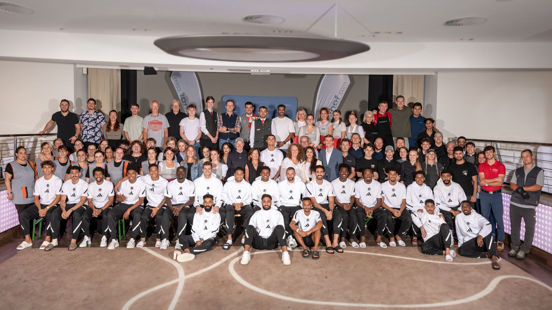 Cristiano Ronaldos Klub Al-Nassr bedankt sich beim Team des Hotel Gut Brandlhof für die professionelle Betreuung.