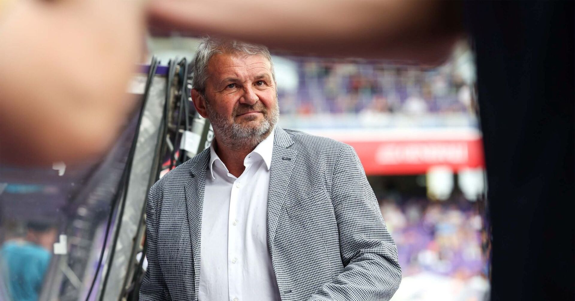 Jürgen Werner in der Generali-Arena der Wiener Austria