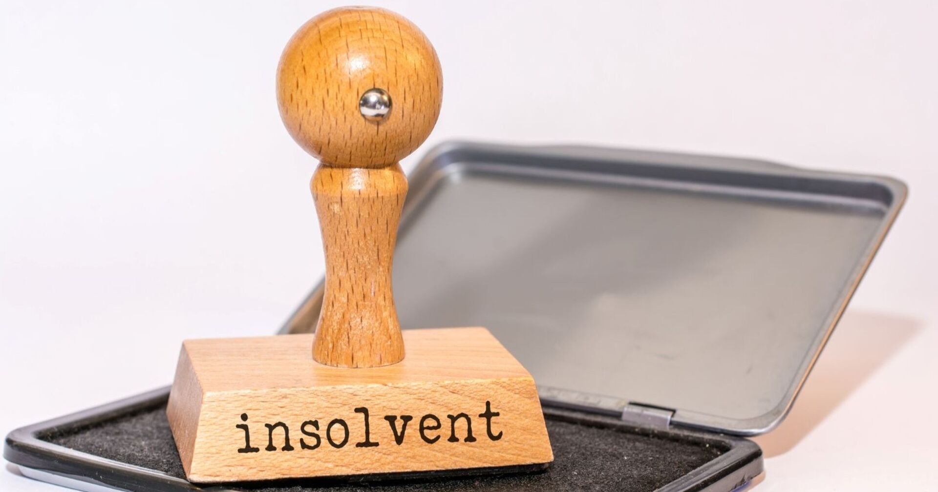 Stempel mit Insolvenzaufdruck