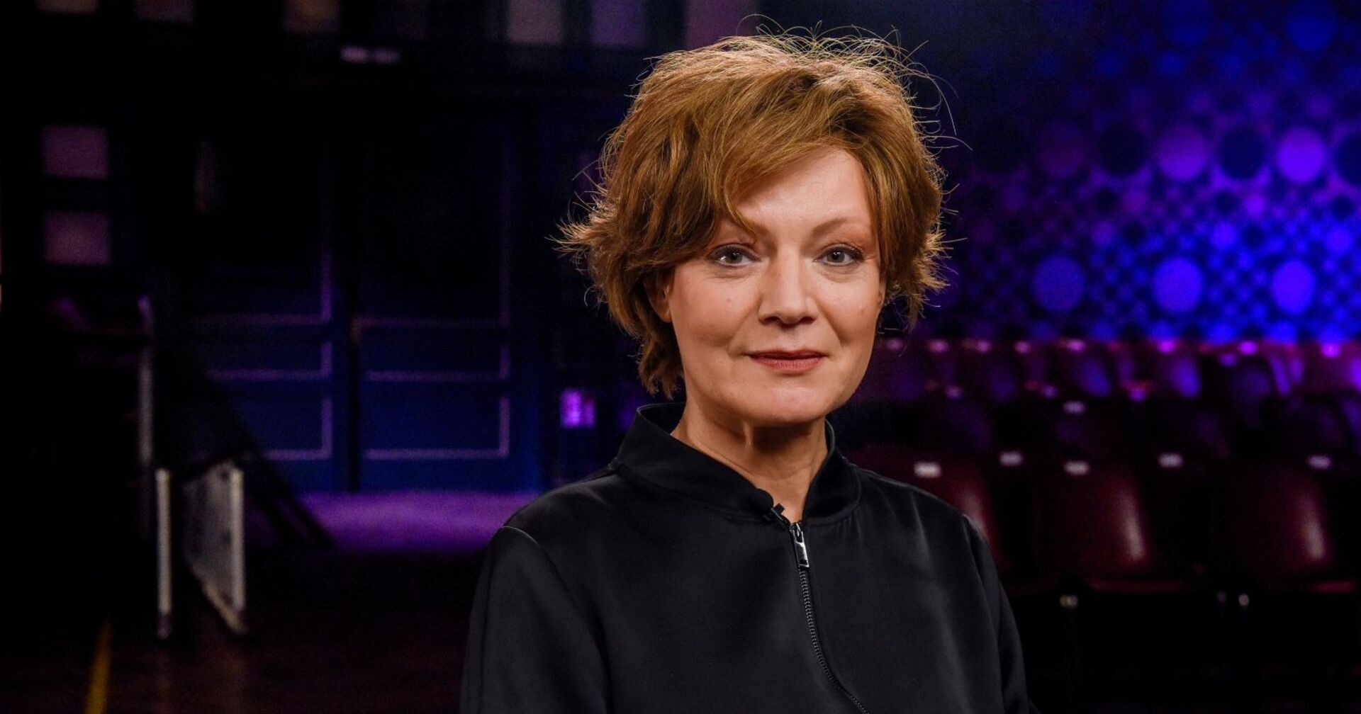 Marion Mitterhammer am Set der TV-Sendung Vera