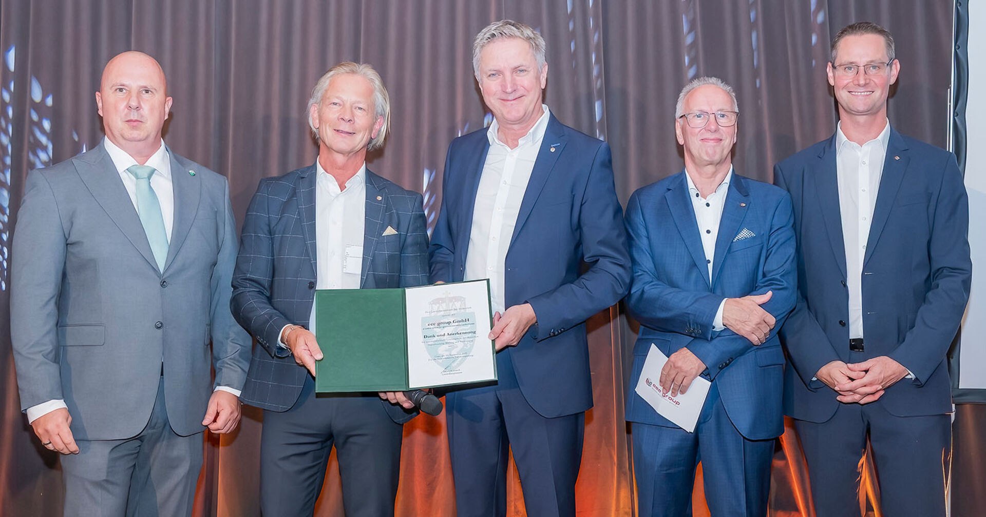 LAbg. Willibald Spörk, Eigentümer Manfred Brandner, CEO &amp; Gesellschafter Walter Khom und die beiden Gesellschafter Wolfgang Schaffer und Stefan Düss