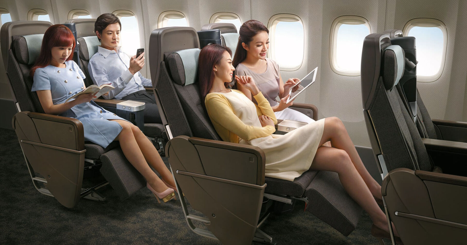 Passagiere an Bord einer Maschine | Credit: China Airlines