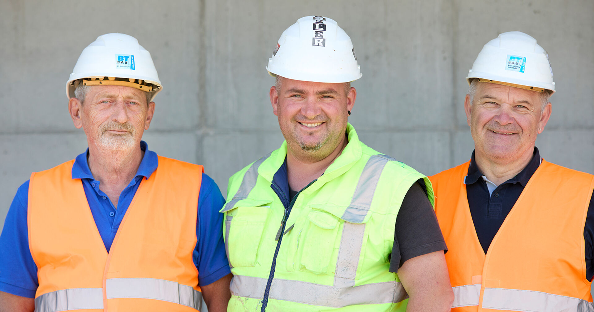 Mitarbeiter von BT BAU | Credit: BT BAU