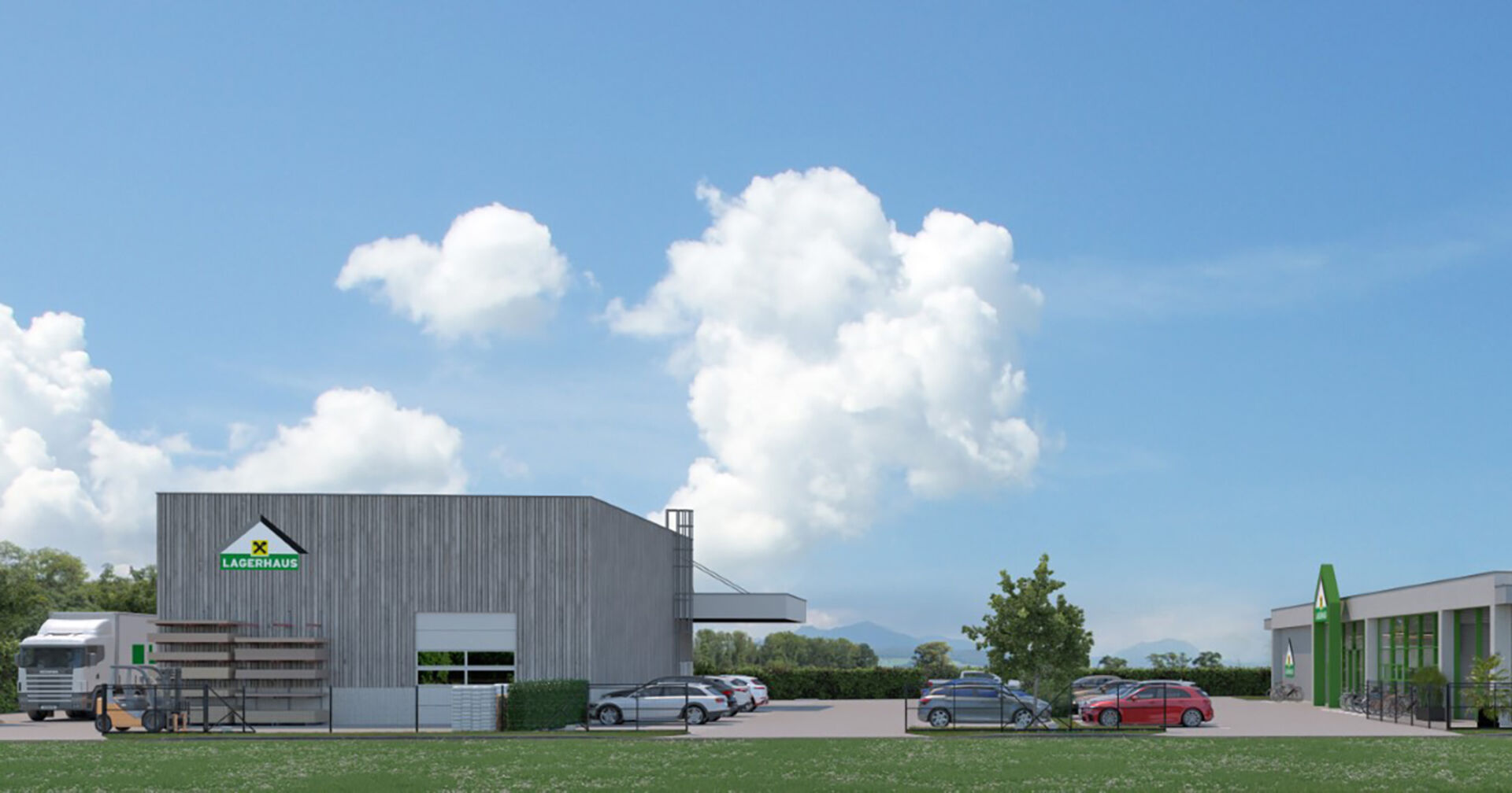 Lagerhaus von außen | Credit: RLS