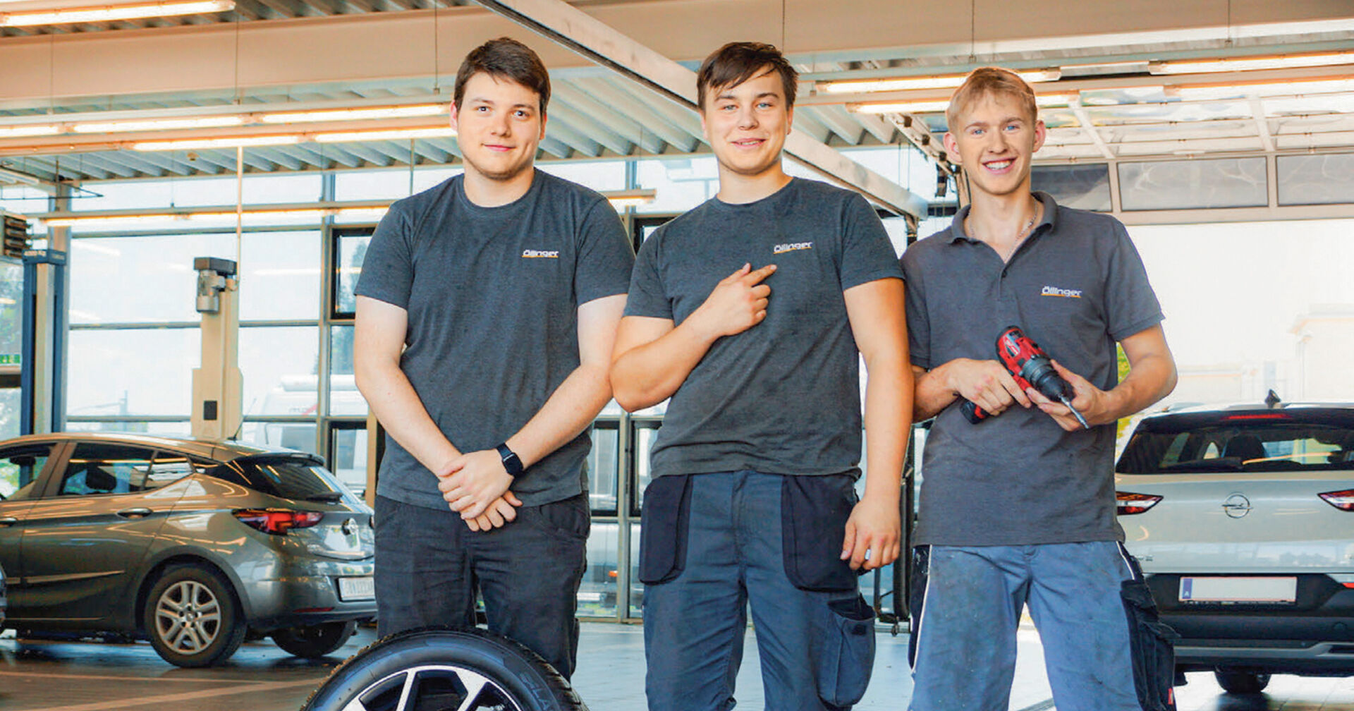 Lehrlinge Autohaus Öllinger | Credit: Autohaus Öllinger