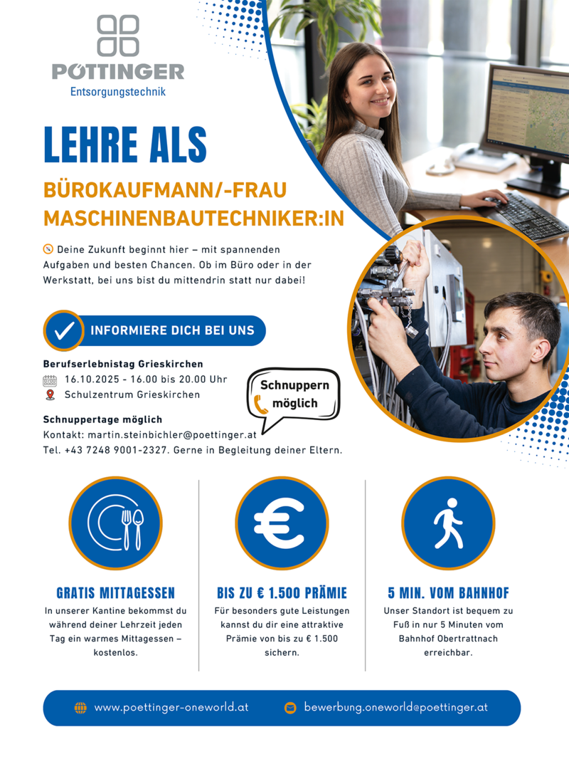 Inserat von Pöttinger | Credit: Pöttinger