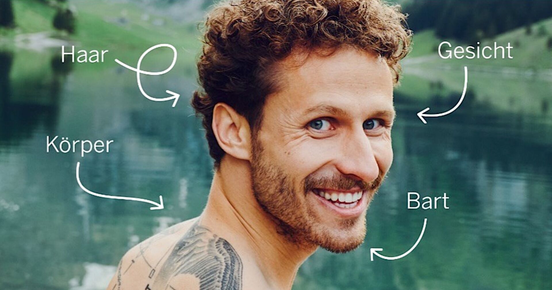 Porträt von bärtigem Mann