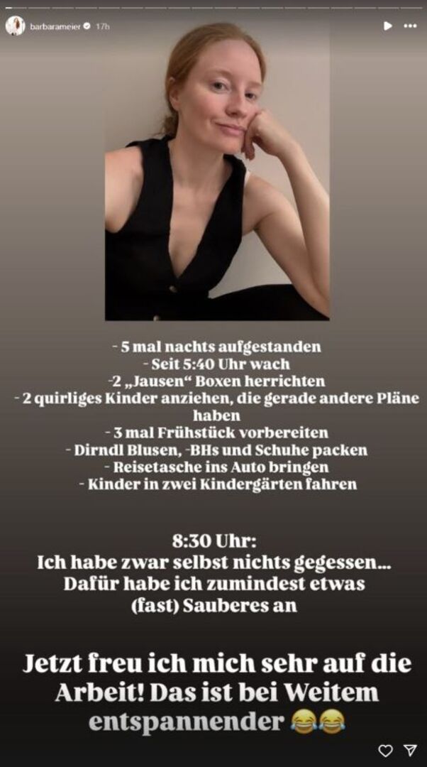 Barbara Meier auf Instagram