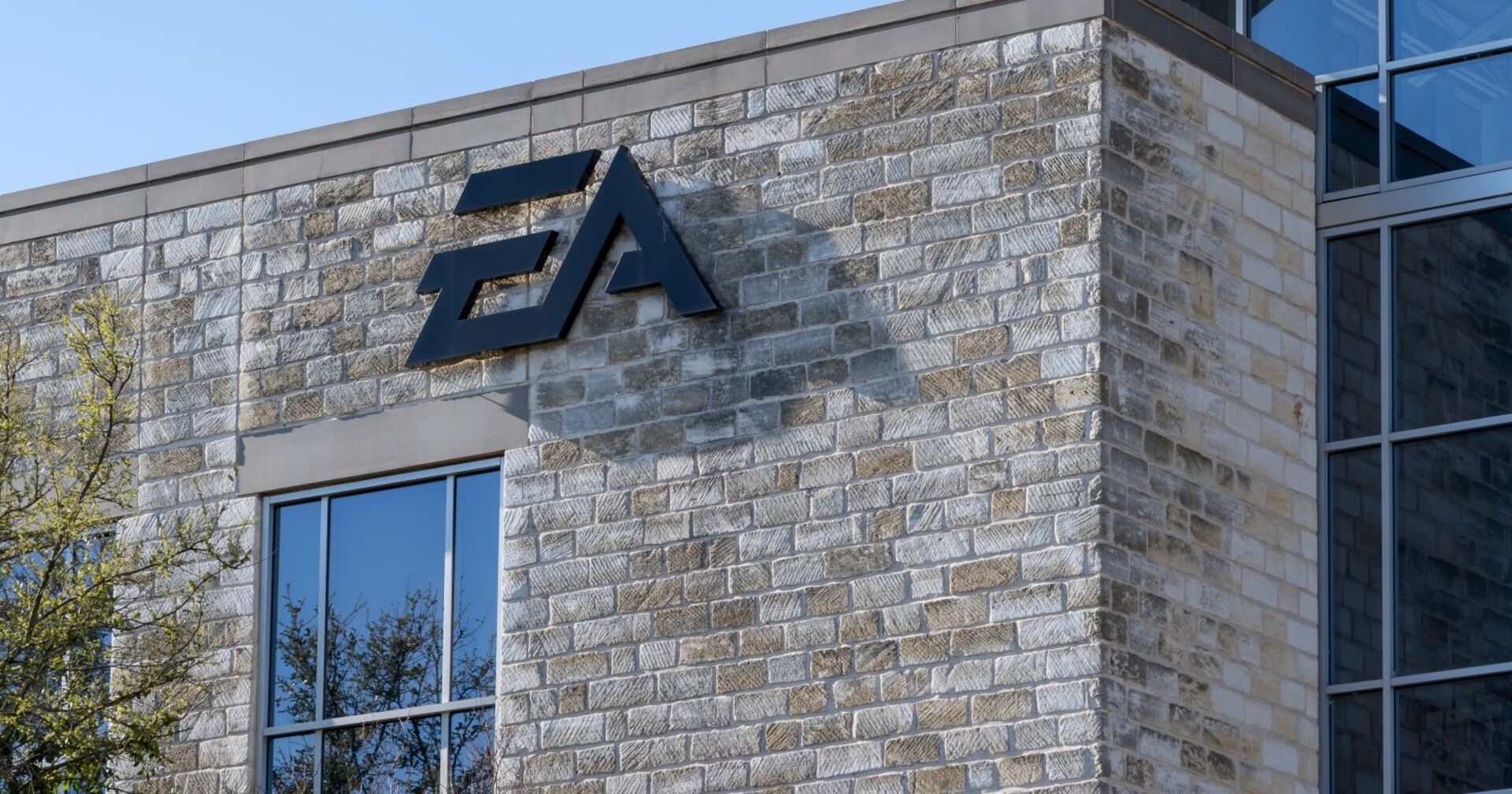 Außenansicht der Electronic Arts Zentrale in Redwood, Kalifornien