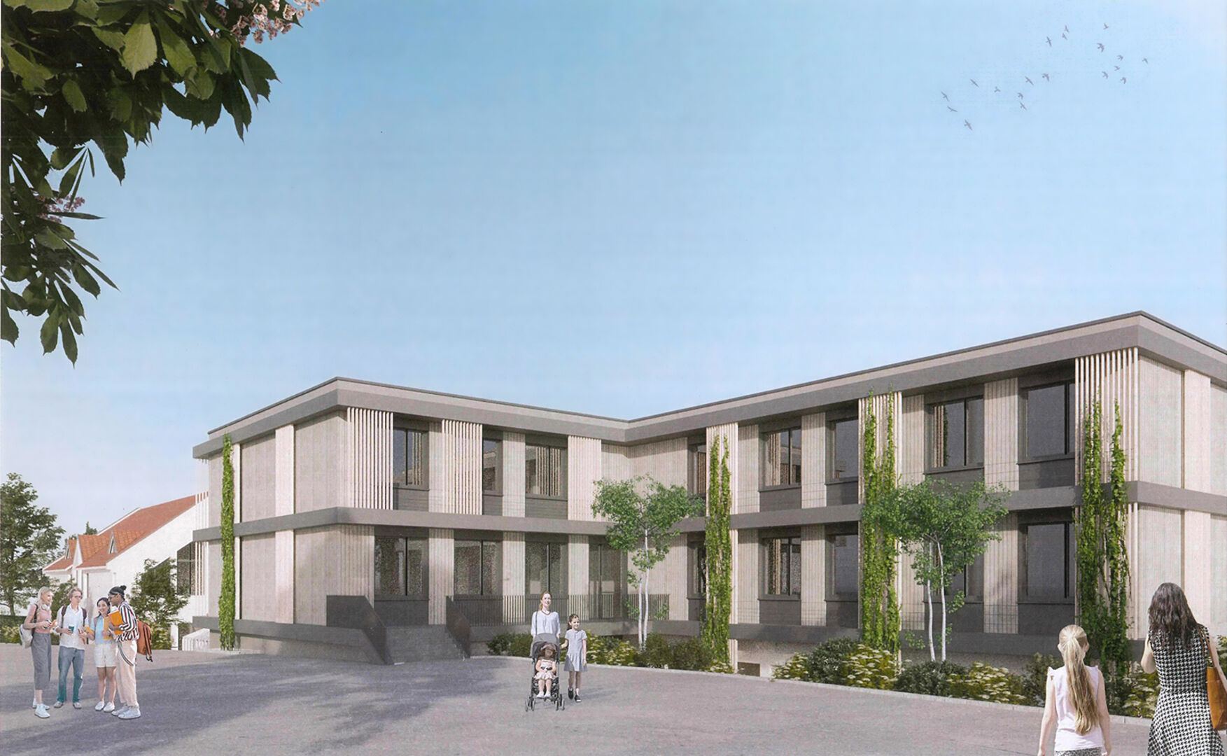 Schulgebäude | Credit: HLUW Yspertal