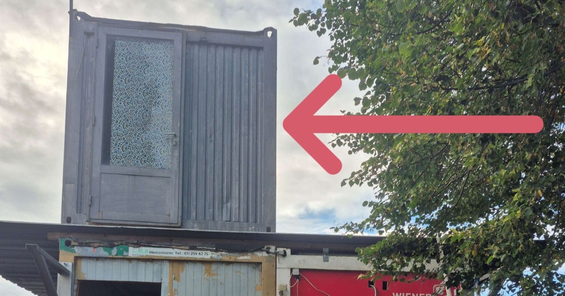 Container in Wien-Floridsdorf