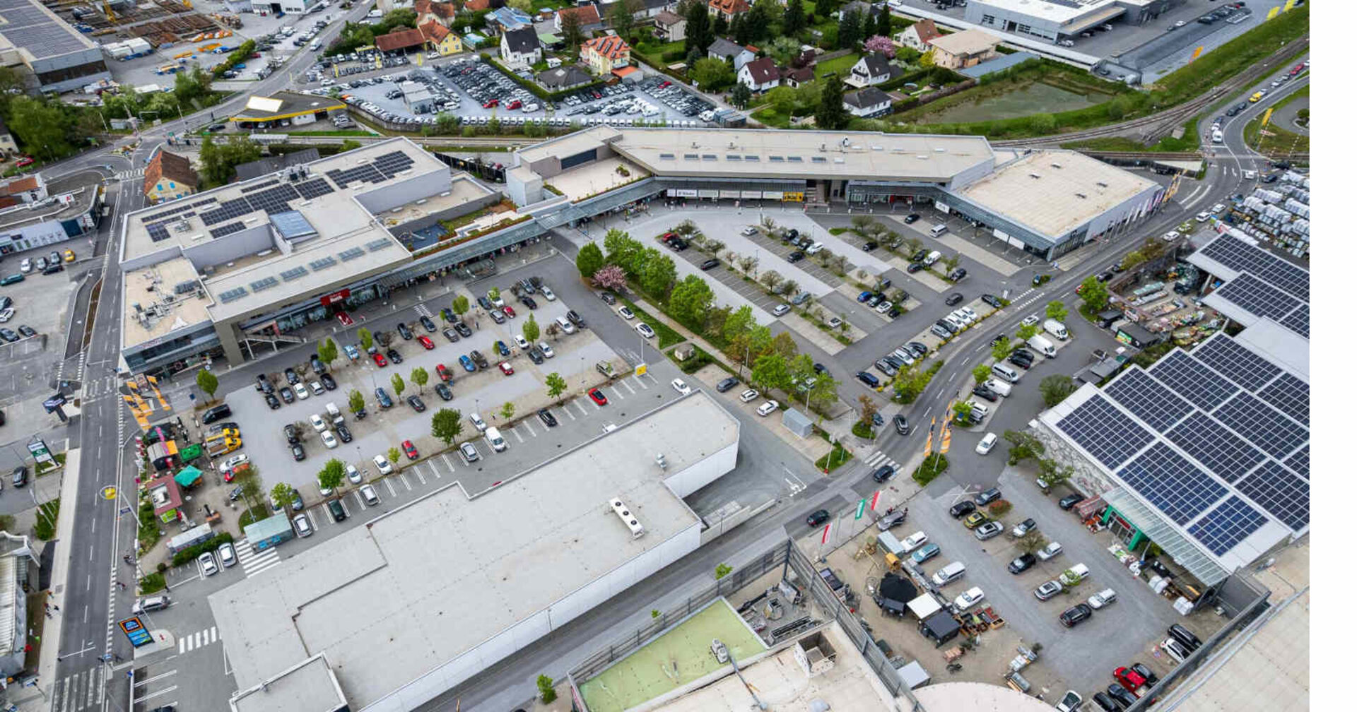 Das GEZ west aus der Vogelperspektive