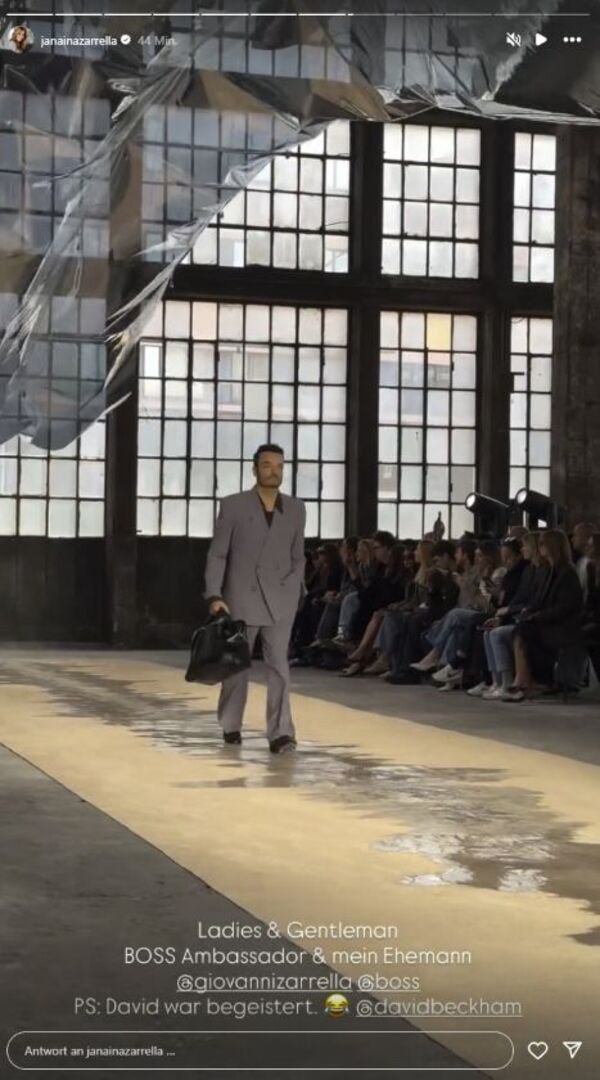 Giovanni Zarrella läuft über den Laufsteg