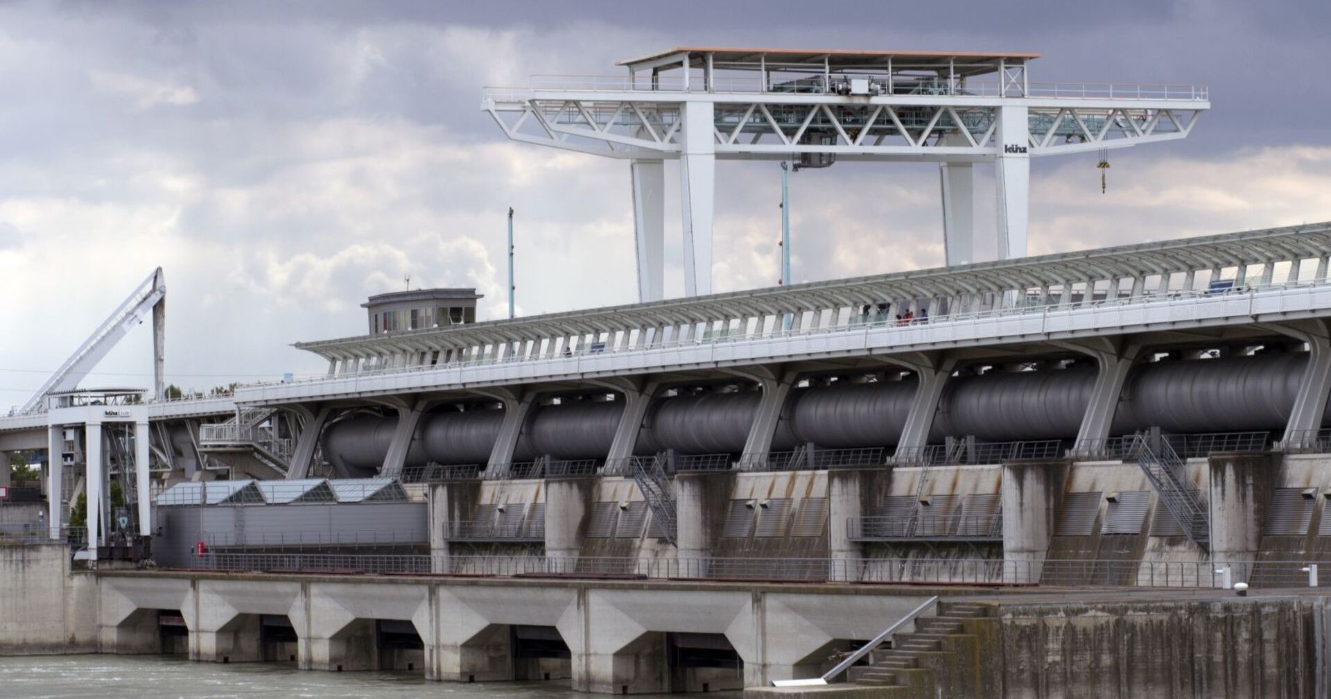 Porträtaufnahem des Hafen-Freudenau in Wien-Simmering aus dem jahr 2019