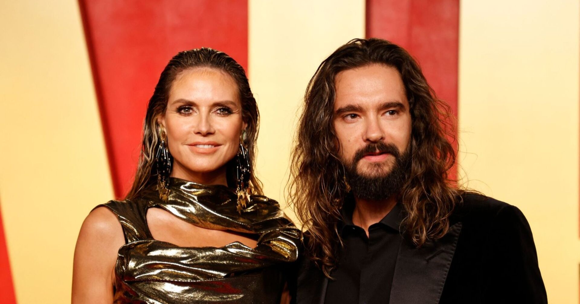 Heidi Klum und Tom Kaulitz posieren zusammen