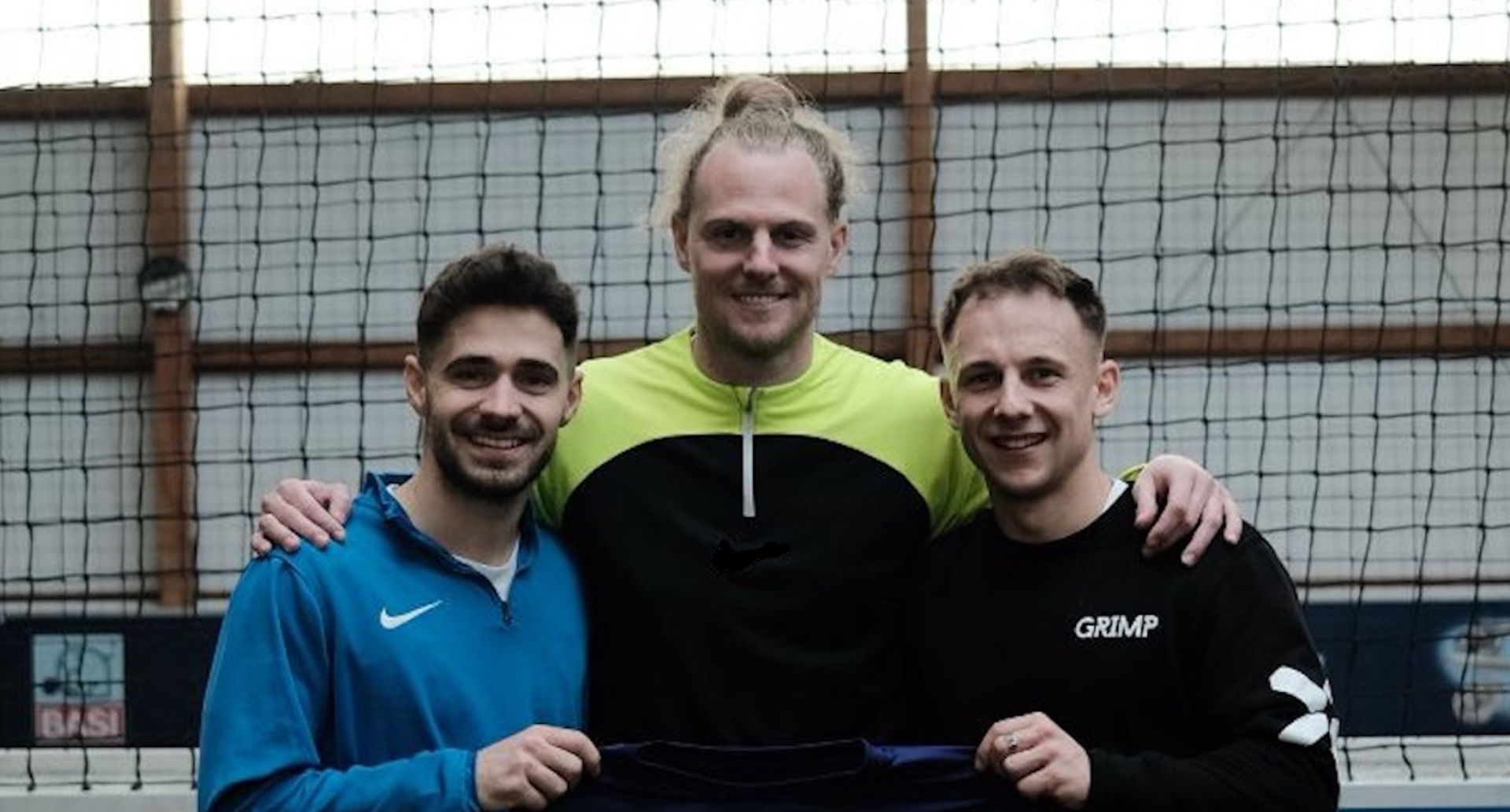 Salzburger Straßenfußball-Talente Eugen Rexhepi, Stefan Federer und Christopher Bachleitner.
