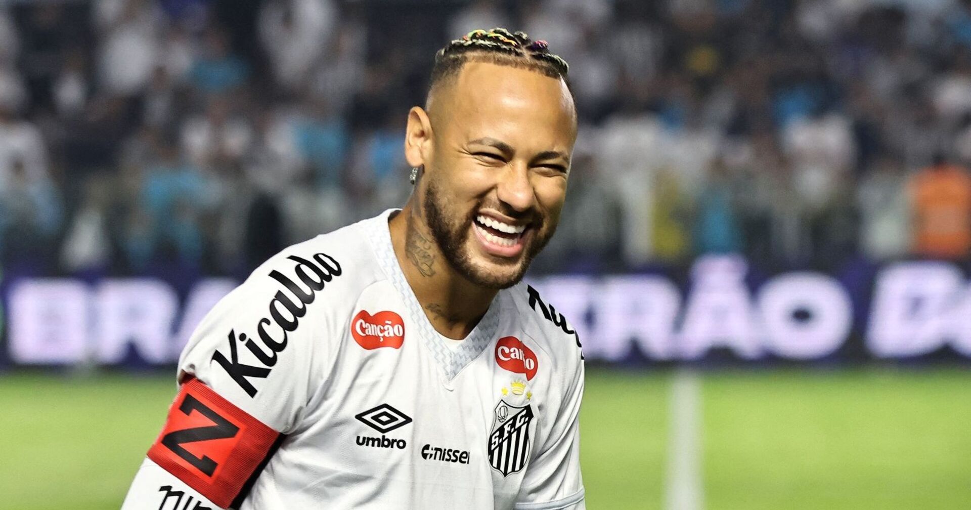 Neymar Junior im Trikot des brasilianischen Erstligateams FC Santos im Juli 2025