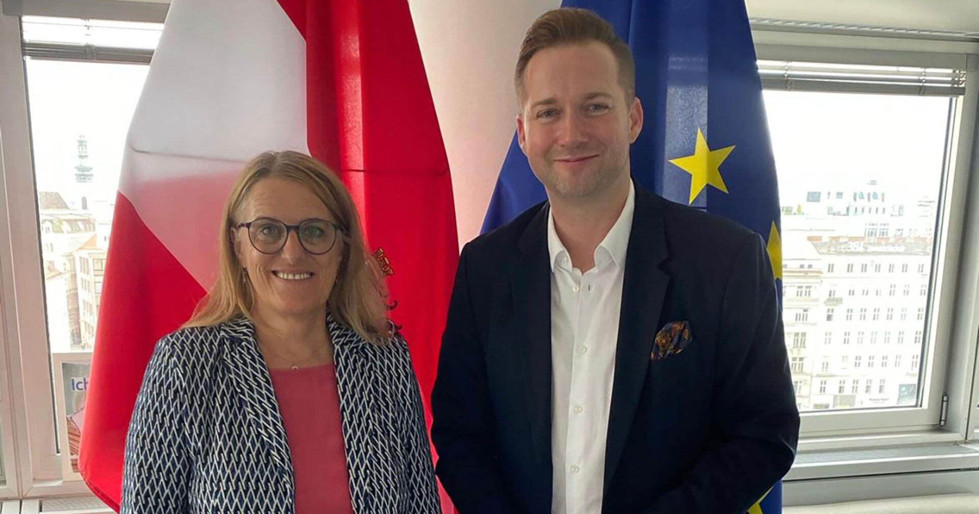 Ulrike Königsberger-Ludwig und Rainer Will | Credit: Handelsverband Österreich