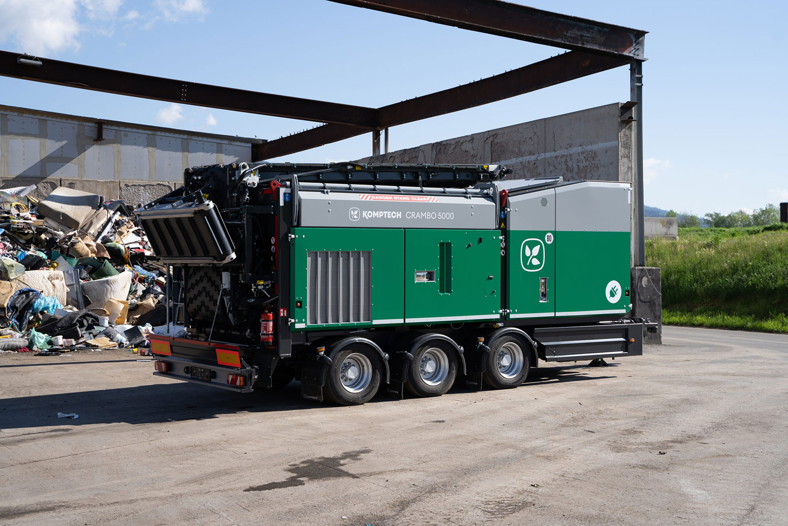 Mobile Maschine für Recyclingzwecke | Credit: Komptech