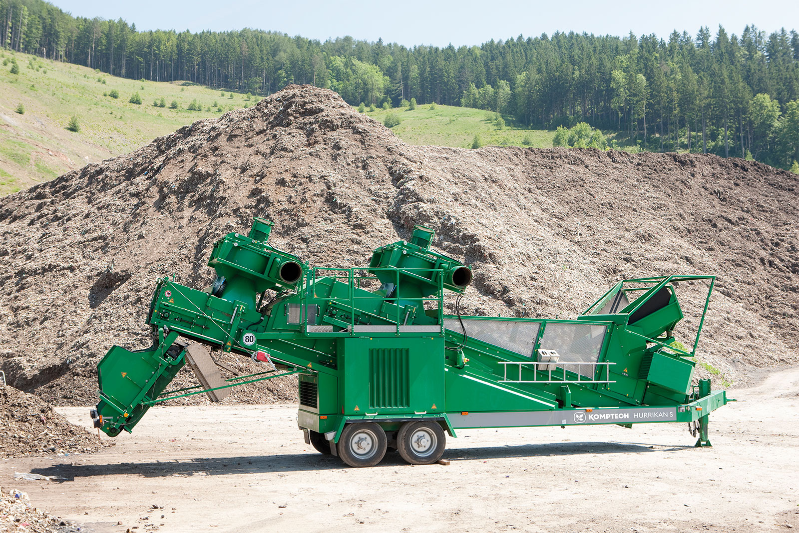 Mobile Maschine für Recyclingzwecke | Credit: Komptech