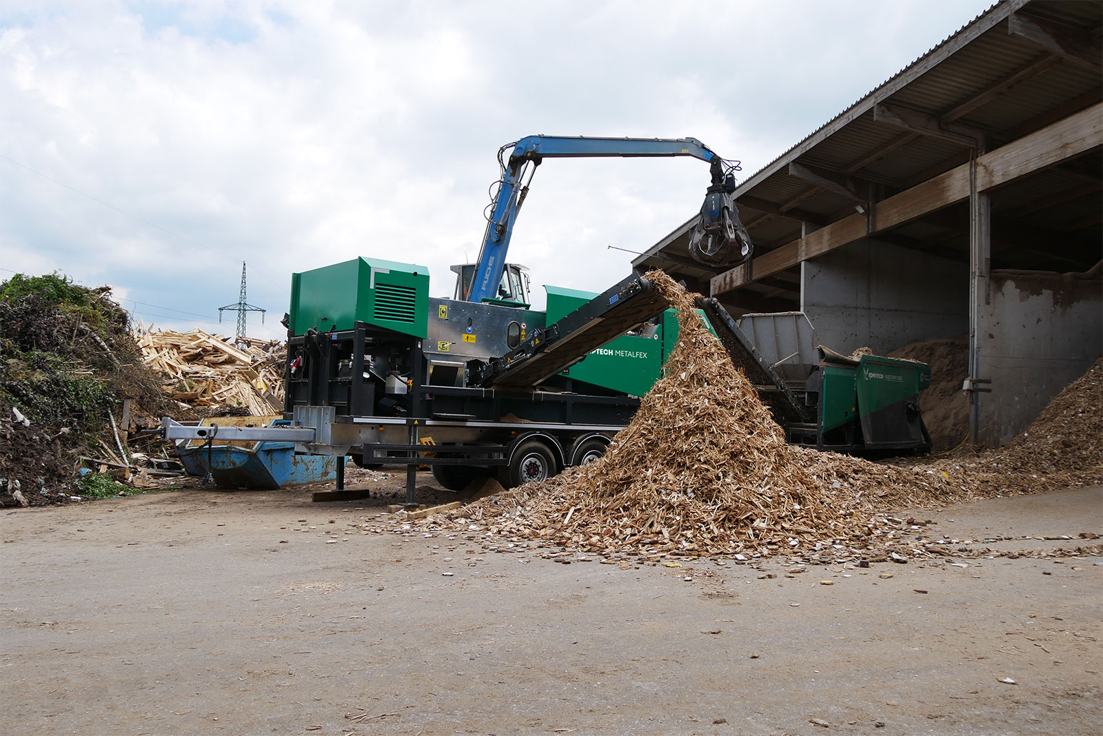 Mobile Maschine für Recyclingzwecke | Credit: Komptech