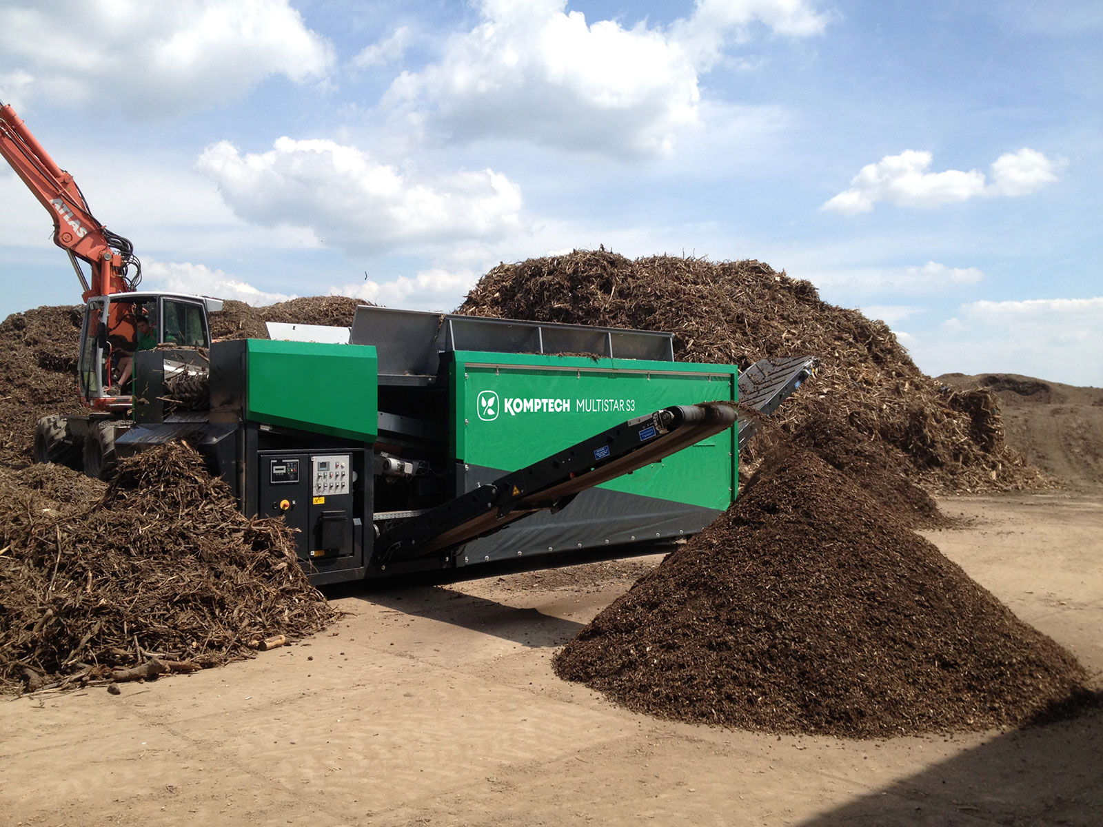 Mobile Maschine für Recyclingzwecke | Credit: Komptech