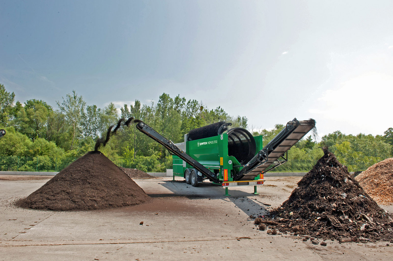 Mobile Maschine für Recyclingzwecke | Credit: Komptech