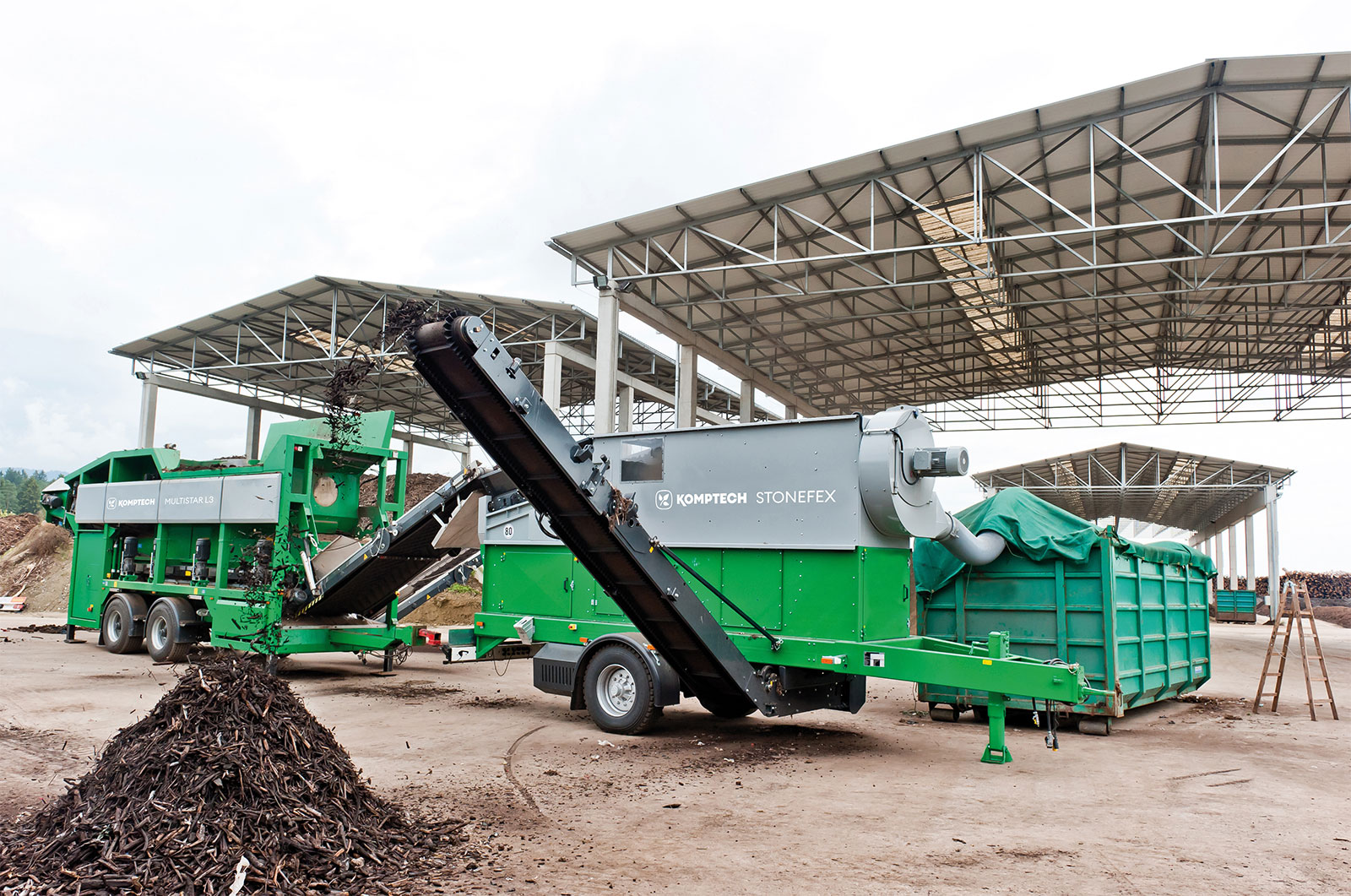 Mobile Maschine für Recyclingzwecke | Credit: Komptech