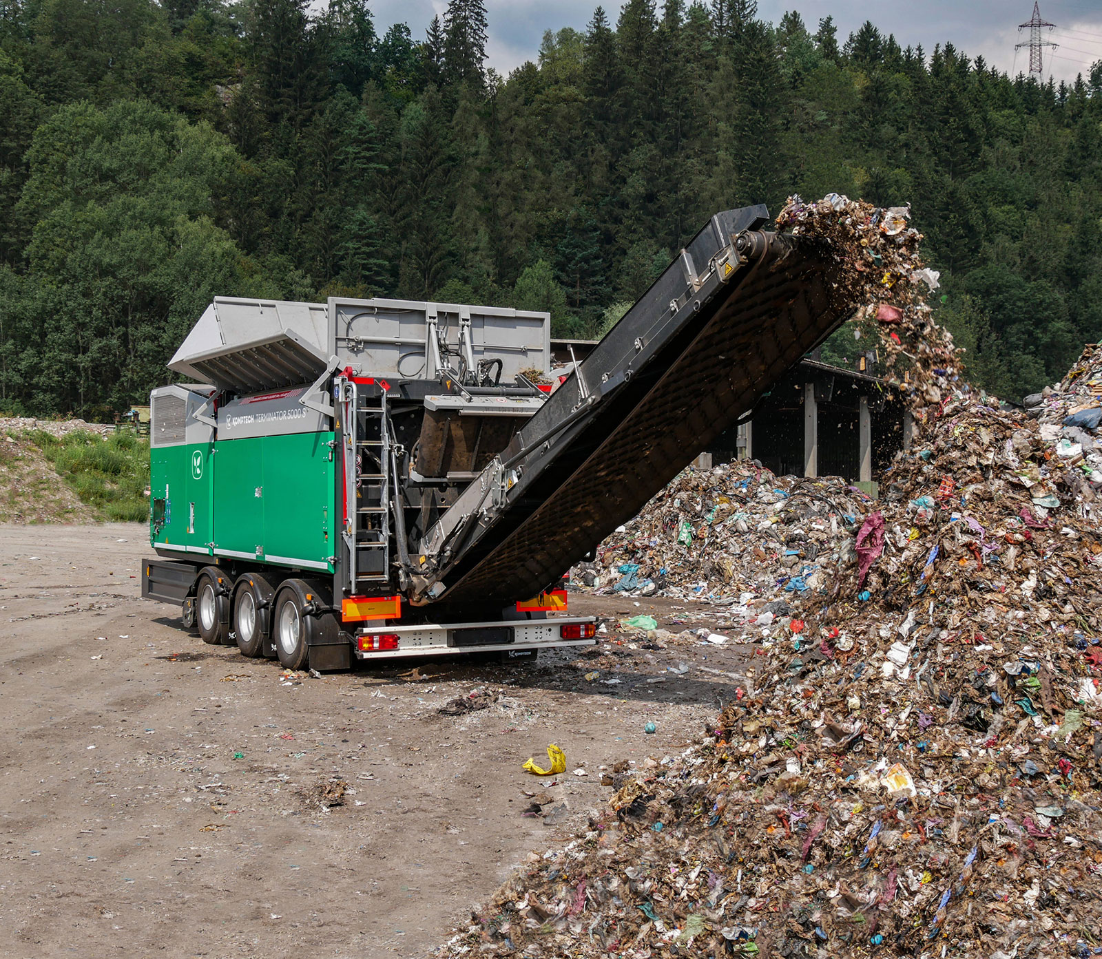 Mobile Maschine für Recyclingzwecke | Credit: Komptech