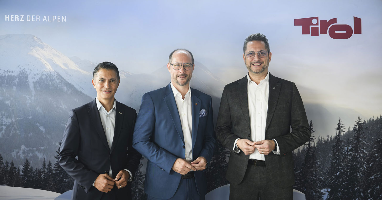 Patricio Hetfleisch, Mario Gerber und Alois Rainer | Credit: Tirol Werbung/Franz Oss